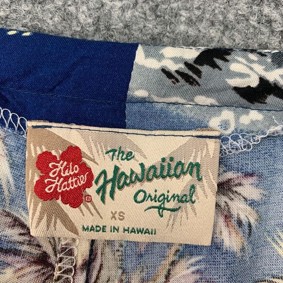 Vintage Hilo Hattie Hawaiian Crop Pants Womens XS Extra Small Drawstring Relaxed - Picture 5 of 12